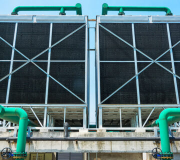 بهینه سازی جریان هوا در برج خنک کننده