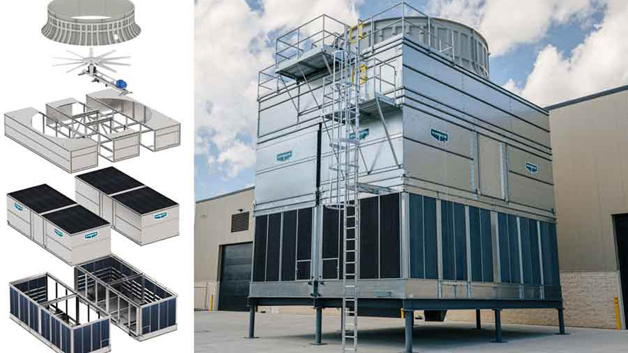 نصب برج خنک کننده