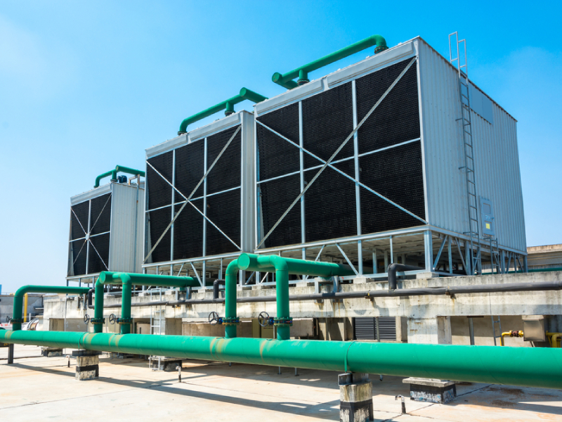 مراحل عملیات آبی در برج خنک کننده