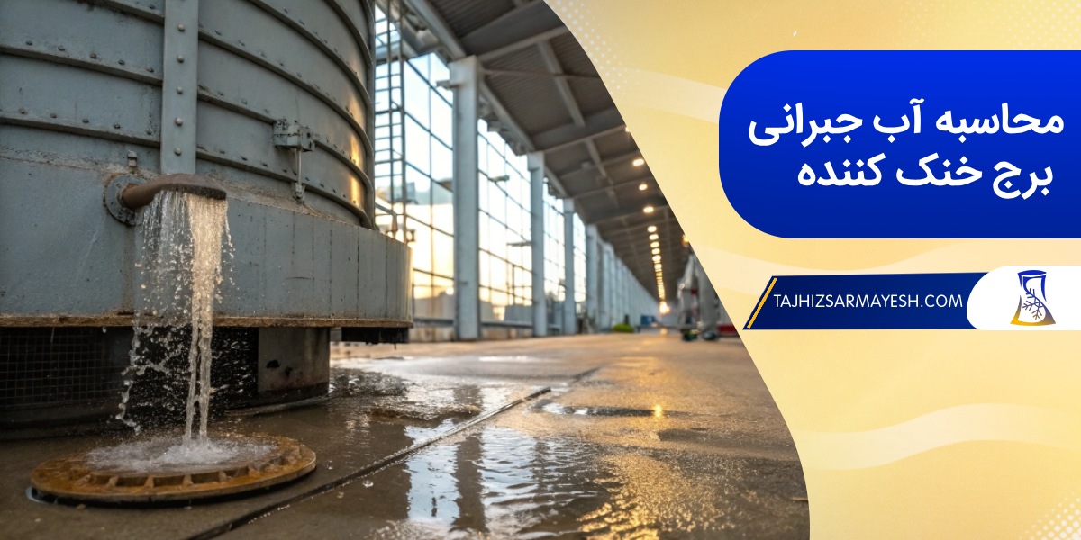 فرمول محاسبه آب جبرانی در برج خنک کننده