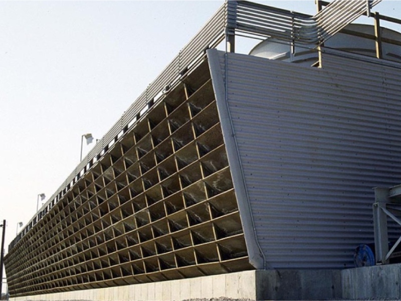 چوب اشباع در برج خنک کننده