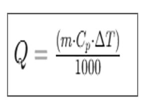 فرمول محاسبه ظرفیت برج خنک کننده